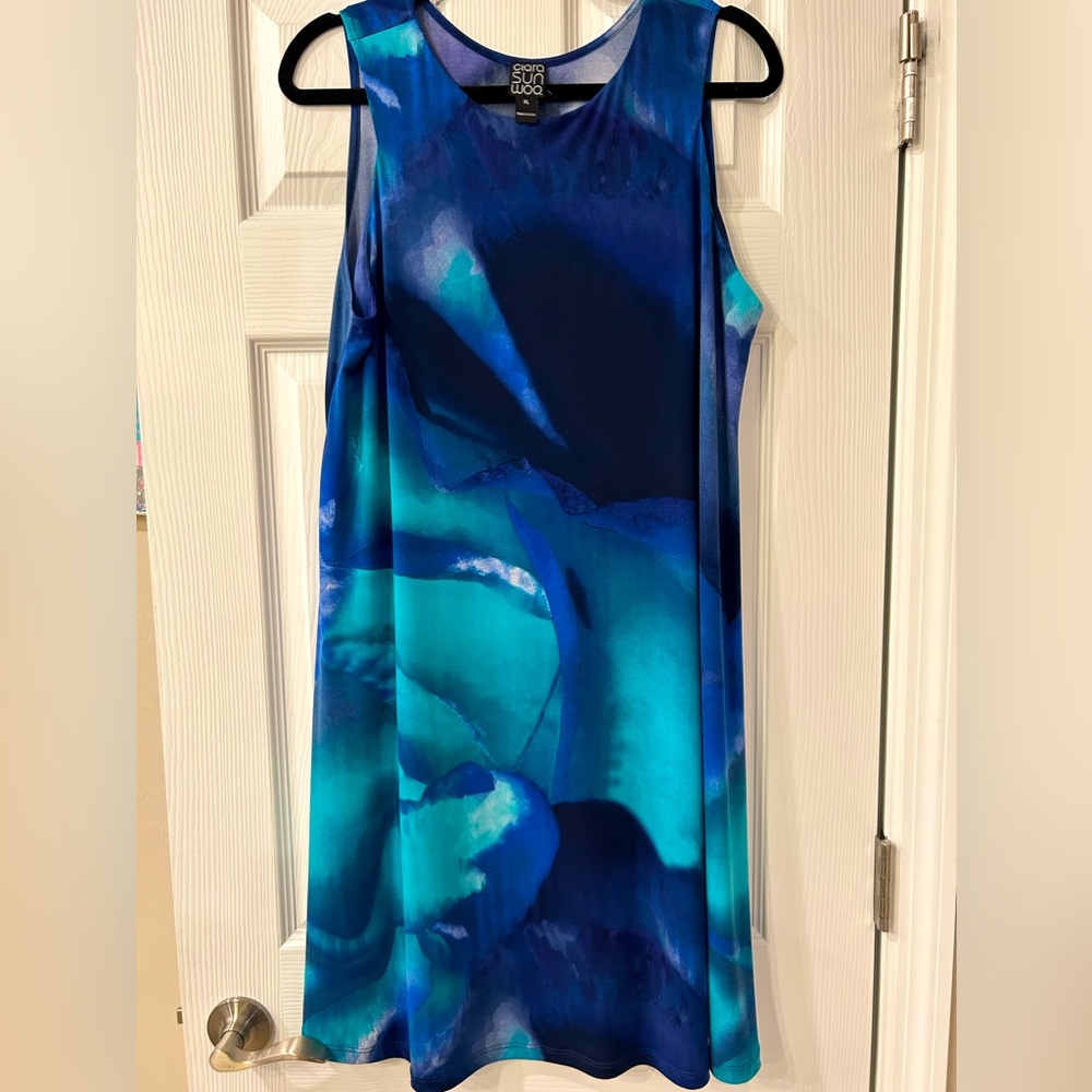 Great dress & so comfortable! Clara Sun Woo XL, look at these gorgeous colors!